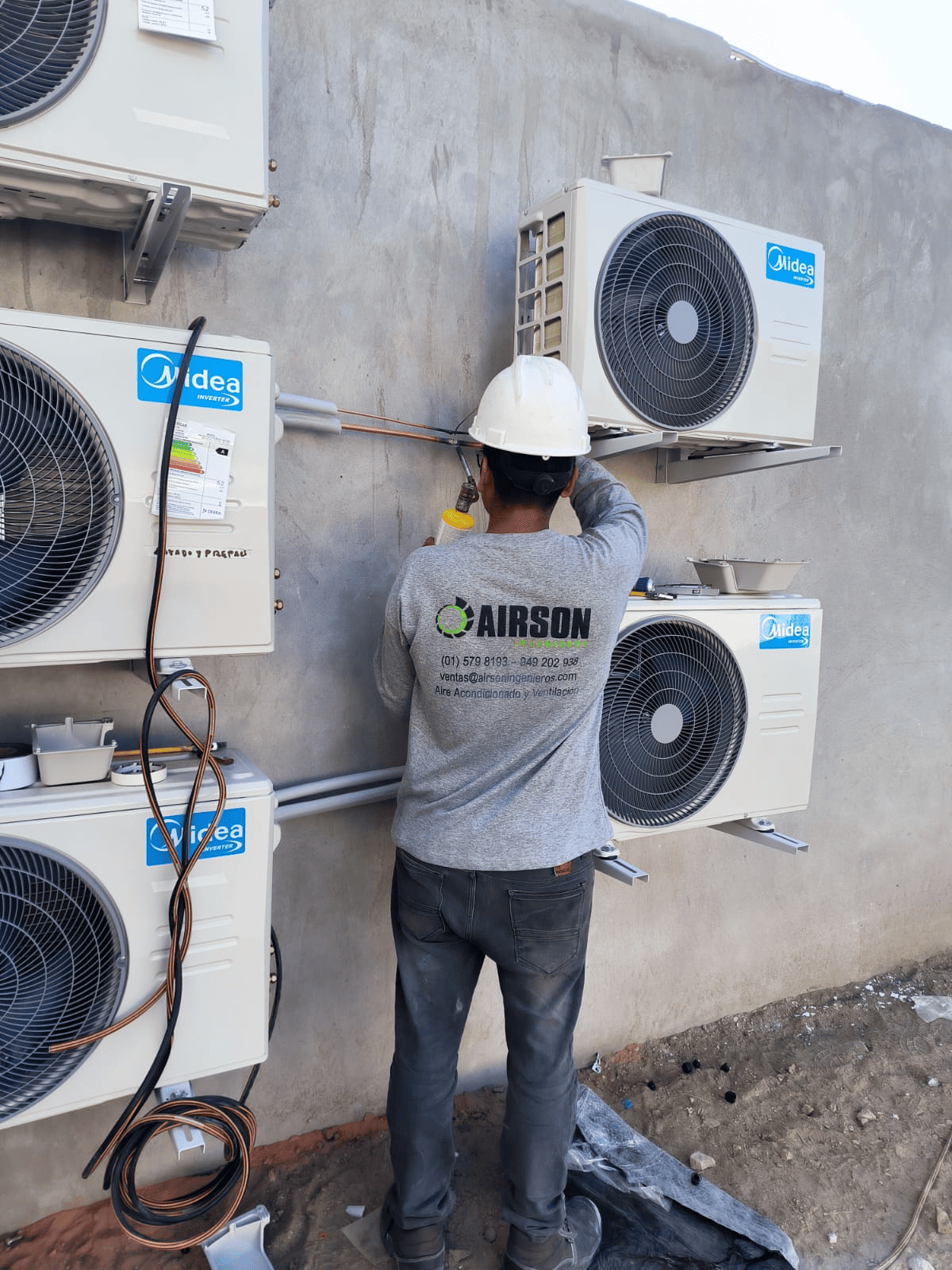 Mantenimiento de extractores - Vista principal