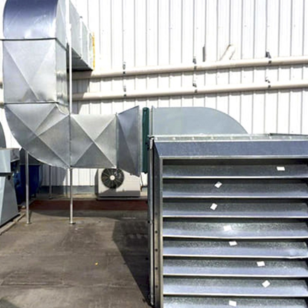 Presurización de escaleras